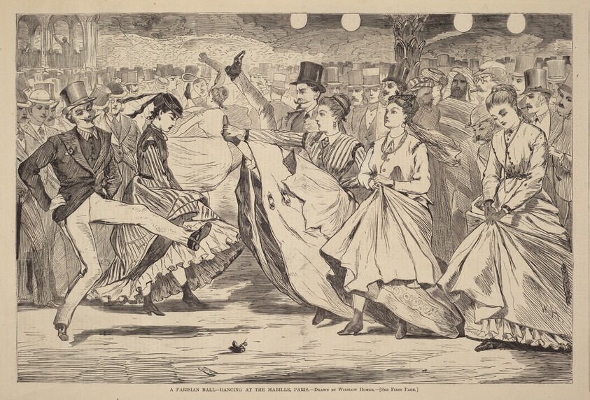 A Parisian Ball - Dancing at the Mabille, Paris