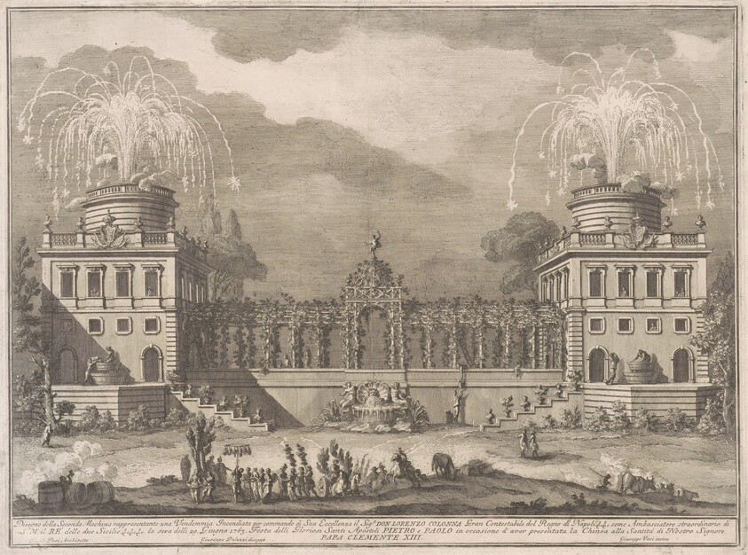 The Seconda Macchina for the Chinea of 1763: The Grape Harvest