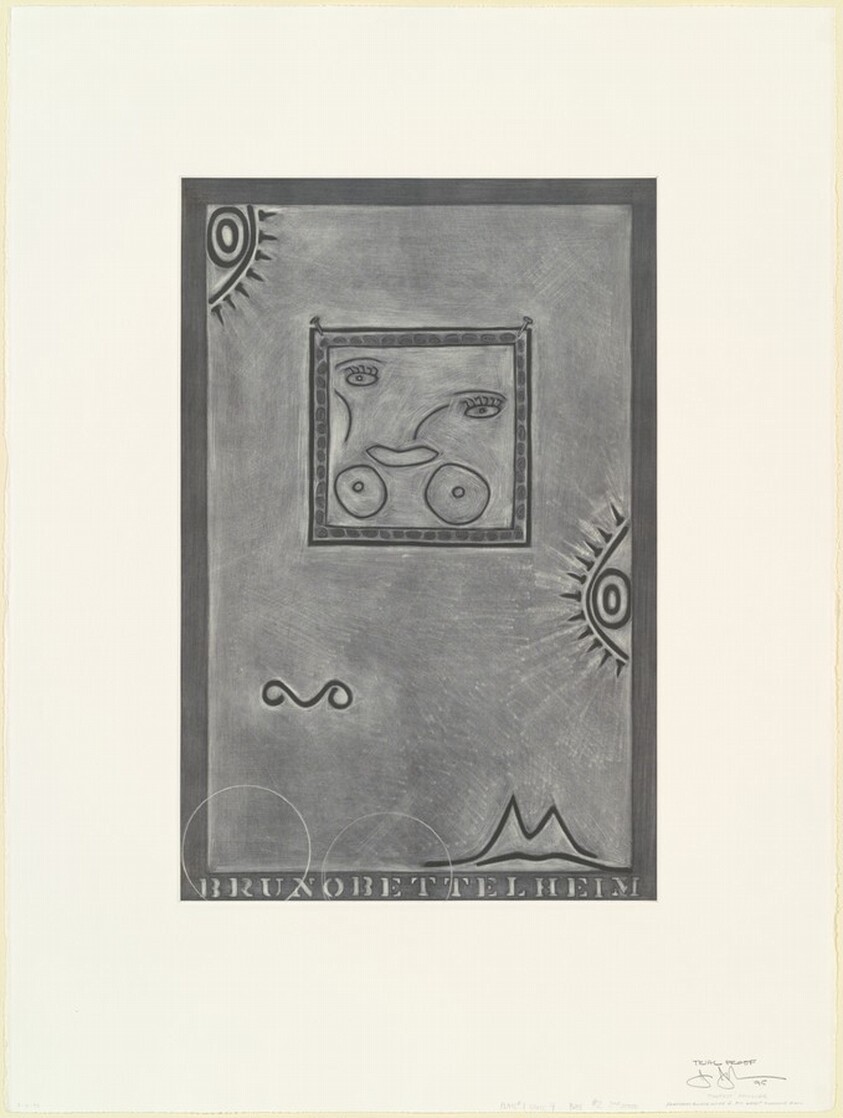 Untitled (White Mezzotint) [trial proof]