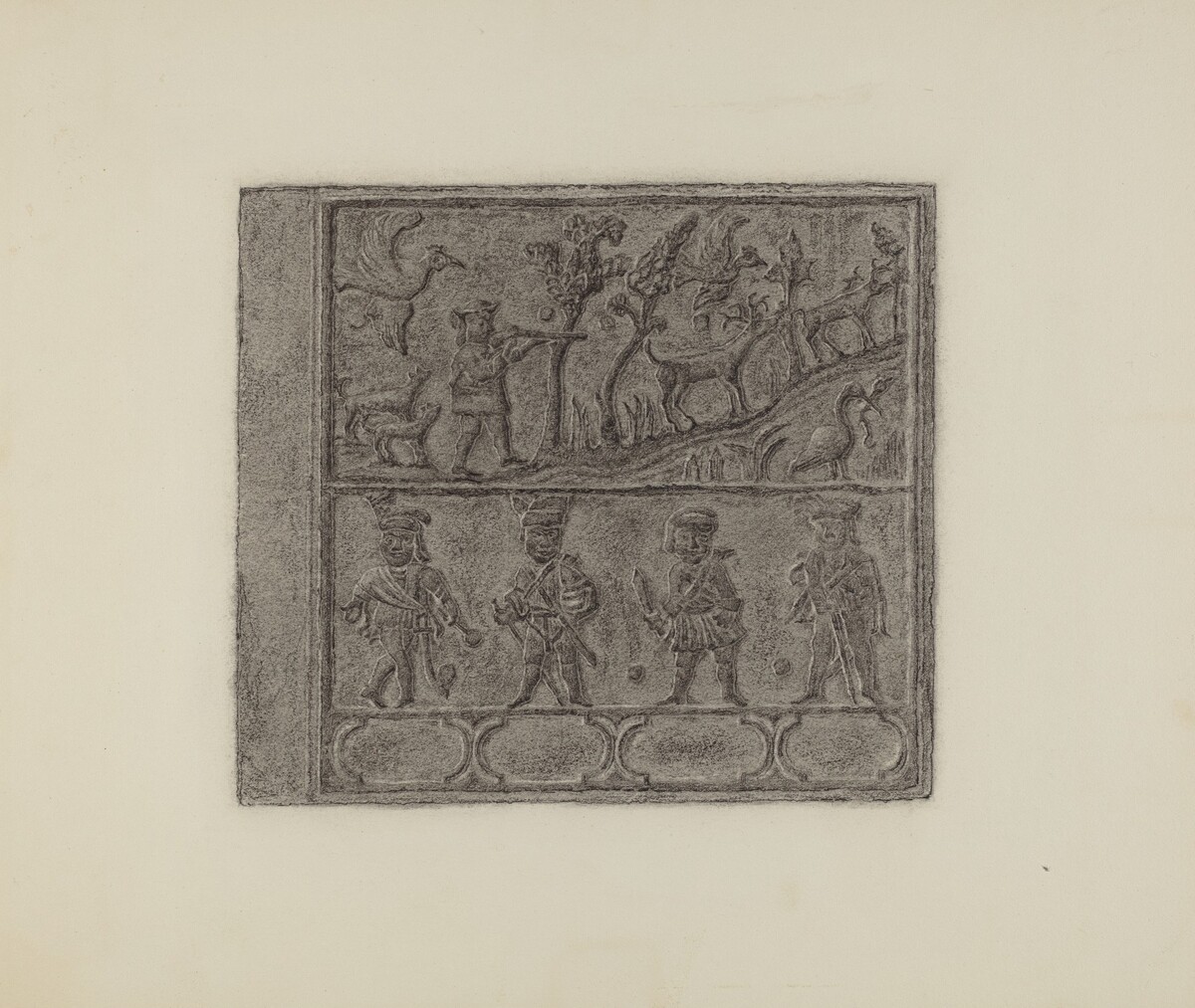 Pa. German Stove Plate