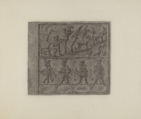 Pa. German Stove Plate