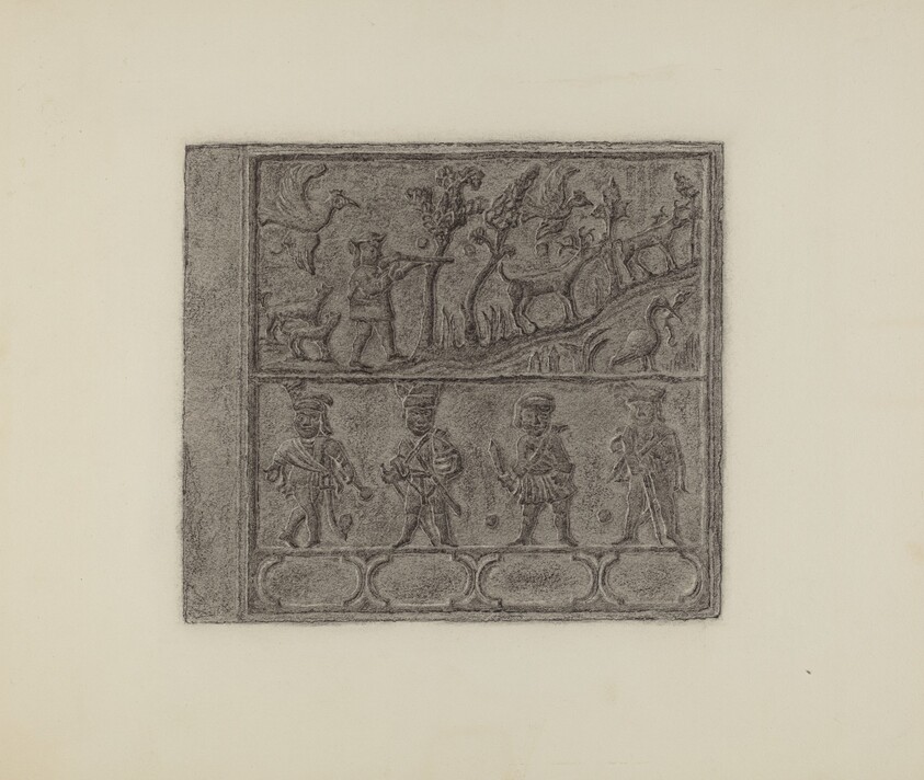 Pa. German Stove Plate