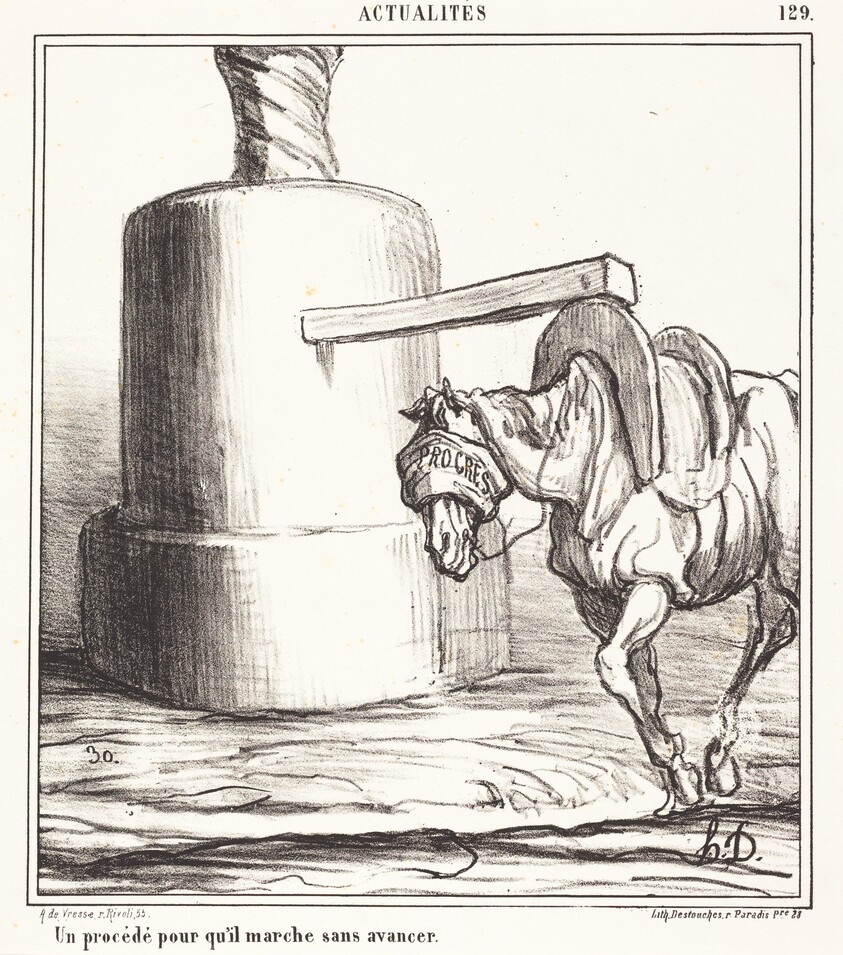 Un procédé pour qu'il marche sans avancer