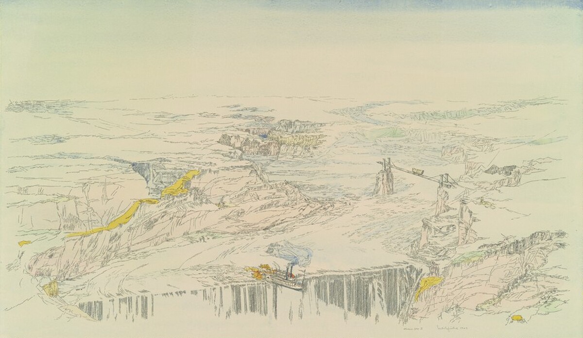 At the Falls from Vista Series