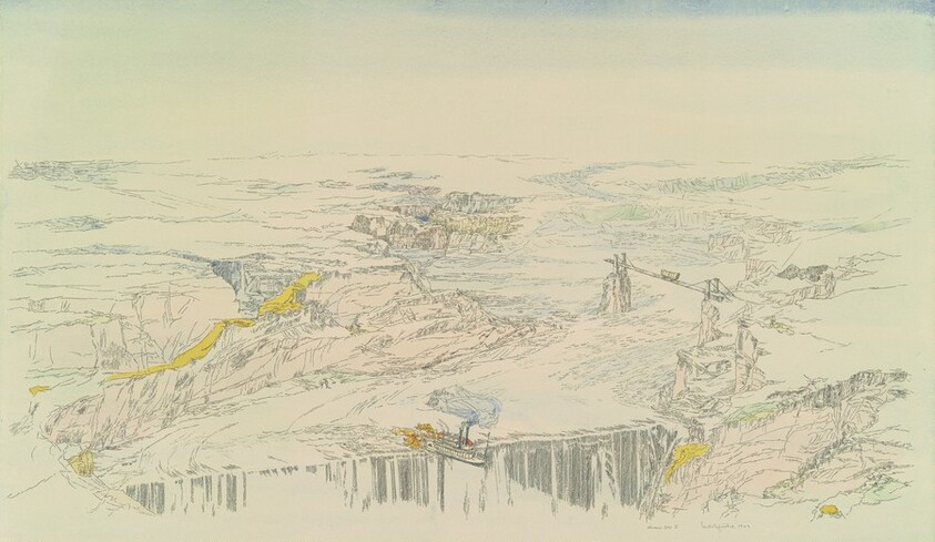 At the Falls from Vista Series