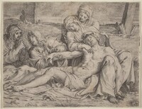 Pietà (the "Christ of Caprarola"), Annibale Carracci, 1597