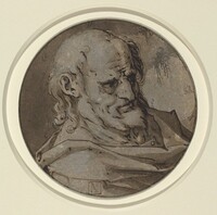 Head of an Apostle, Hendrik Goltzius