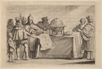 The Partitioning of the Globe between Spain and Portugal, Willem Basse, 1634