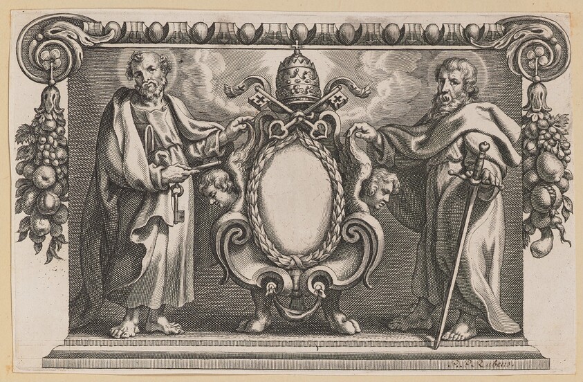 Vignette for a Book Dedicated to Pope Urban VII