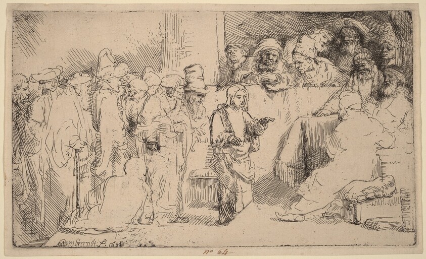Christ Disputing with the Doctors: a Sketch