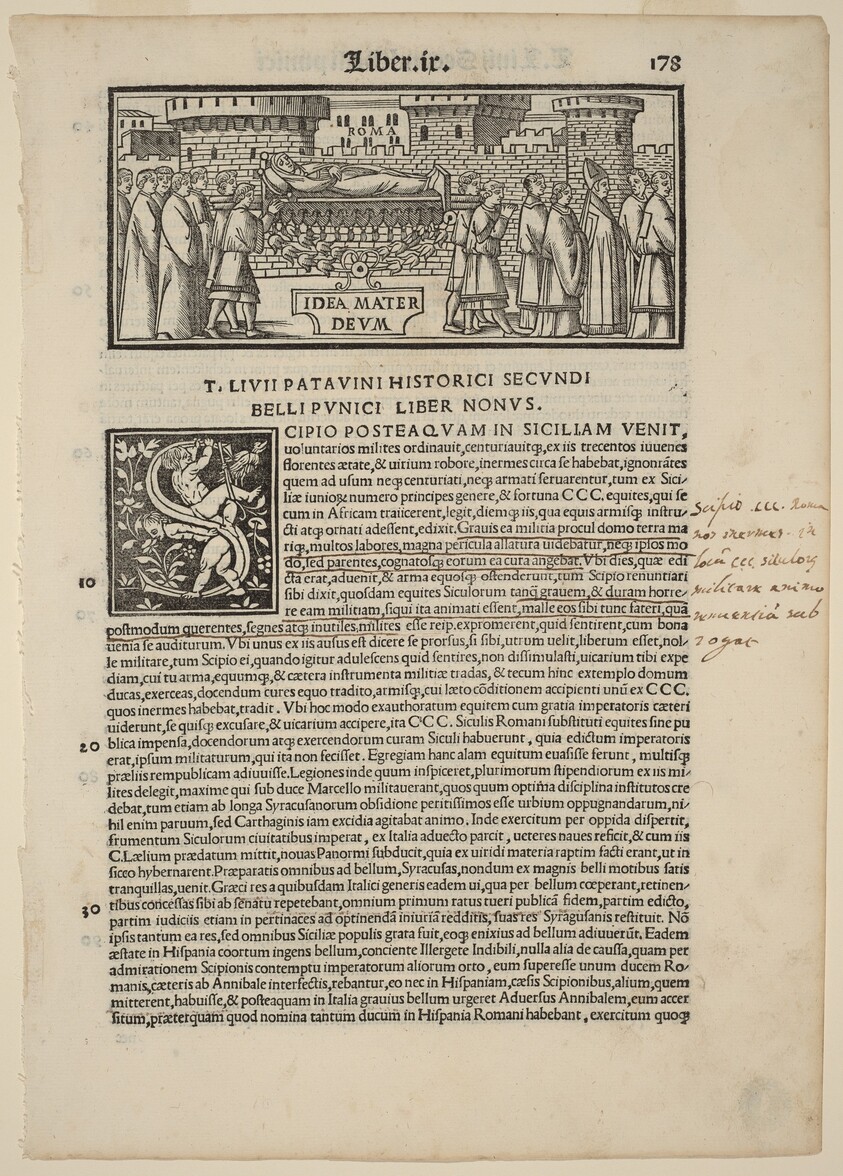 Page from Livius Historiabum Libri