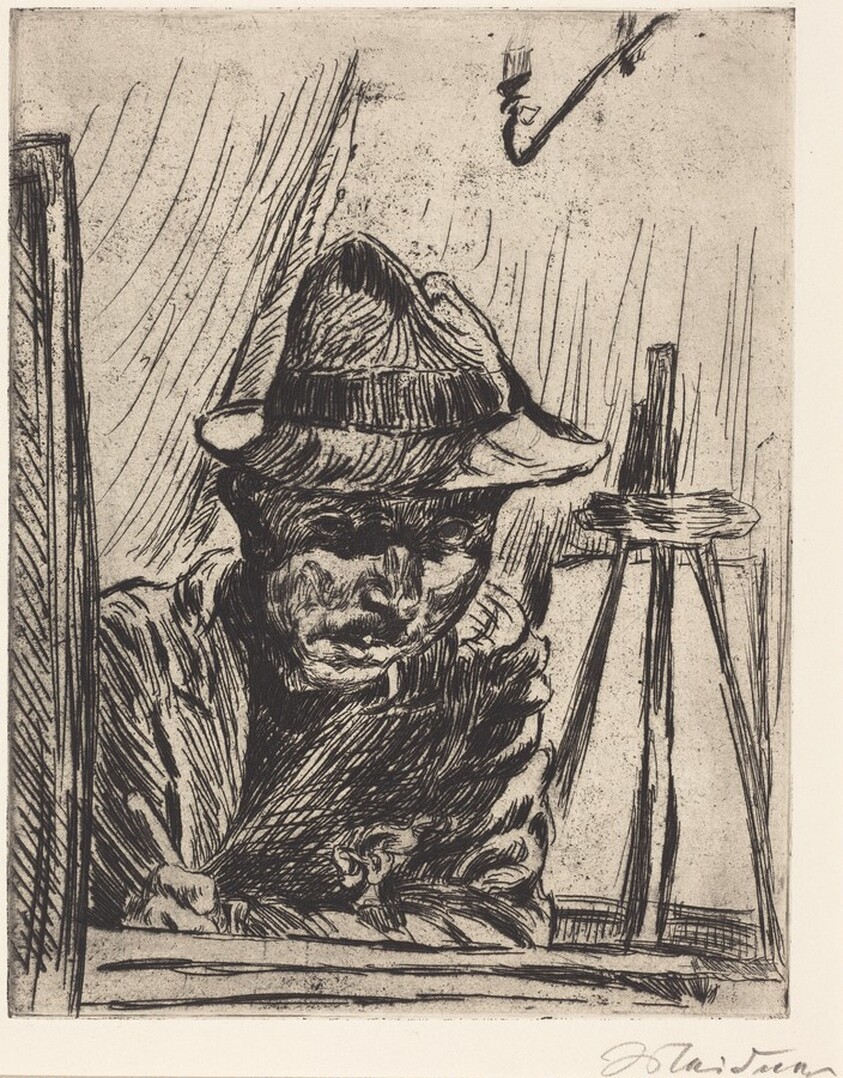 Self-Portrait in a Hat