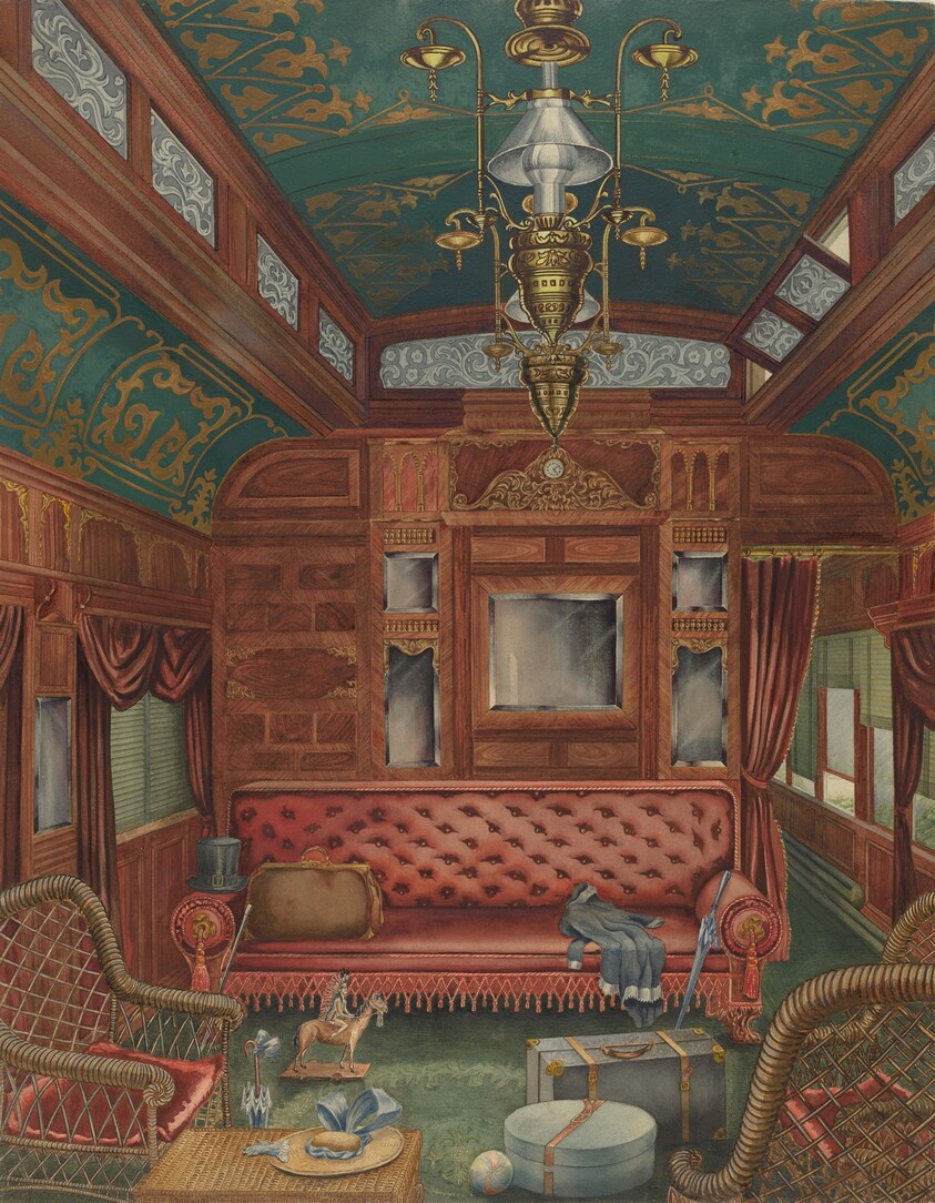 Parlor in Pullman Coach
