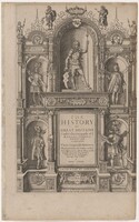 Title Page to "The History of Great Britaine" by John Speed, Jodocus Hondius I, 1611