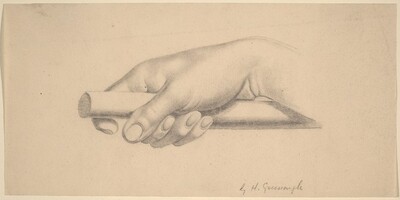 Right Hand Holding Short Rod