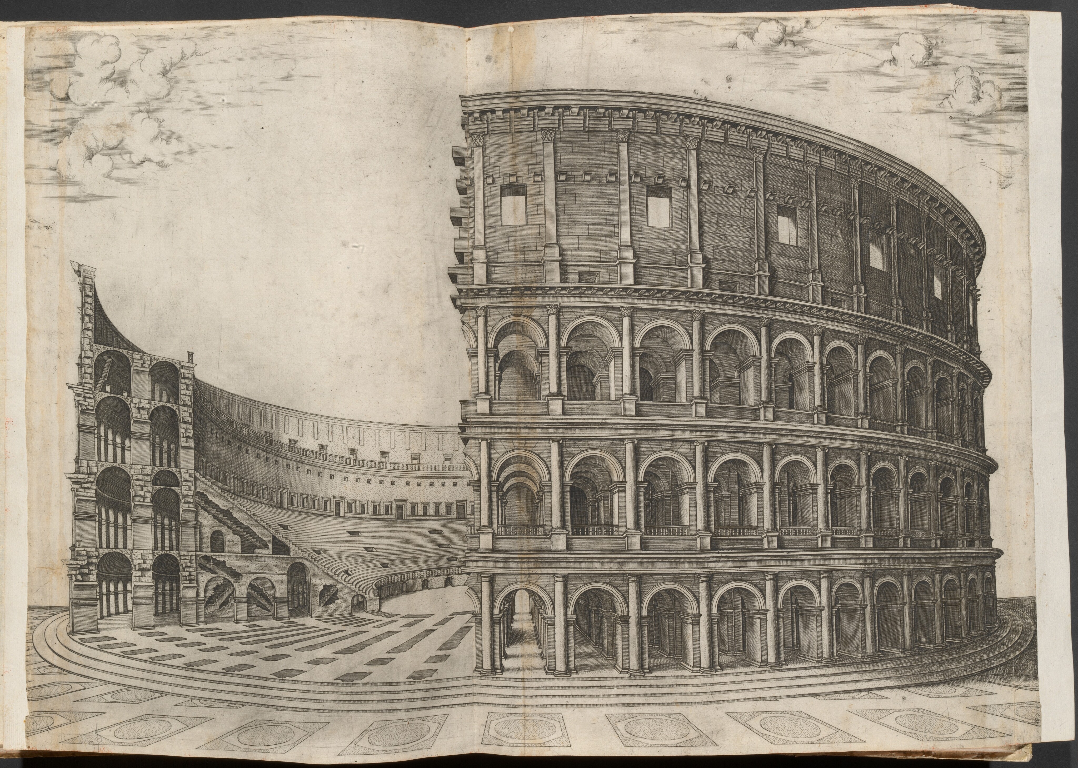 ニールヤング  AT THE ROMAN COLOSSEUM Colosseum by Nicolas Beatrizet
