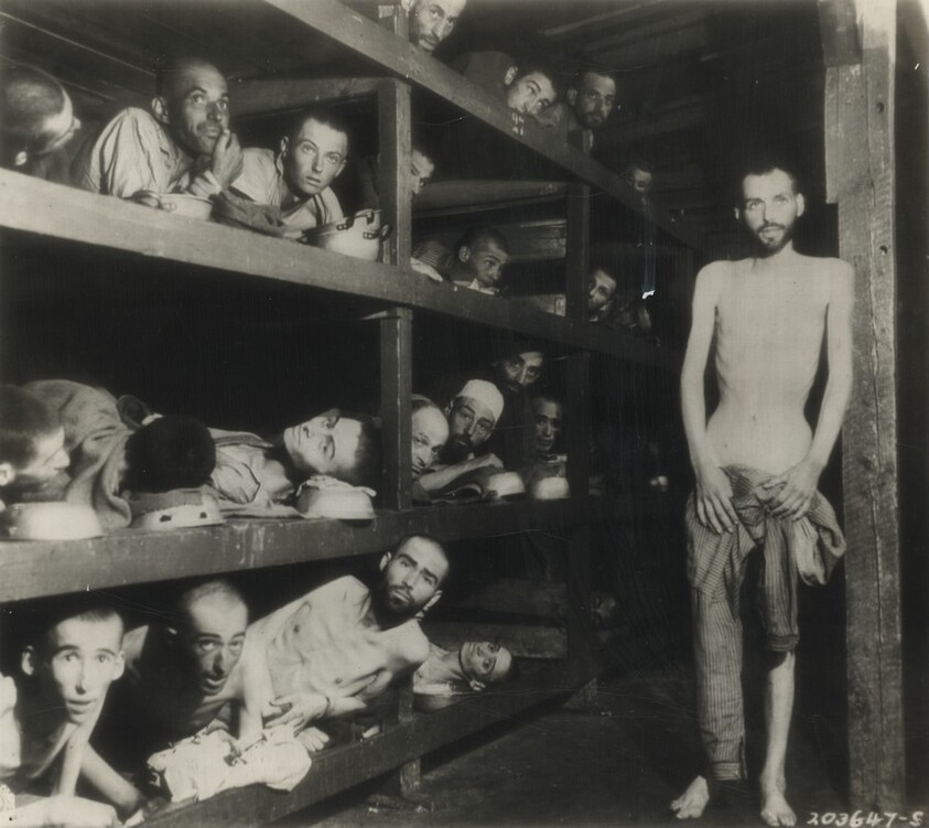 Title from caption on object: "In Buchenwald Concentration Camp"