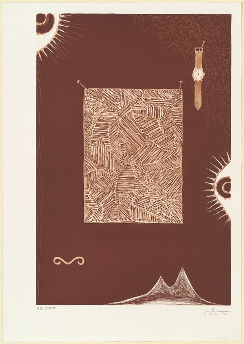 Face with Watch [state proof of 5th state]