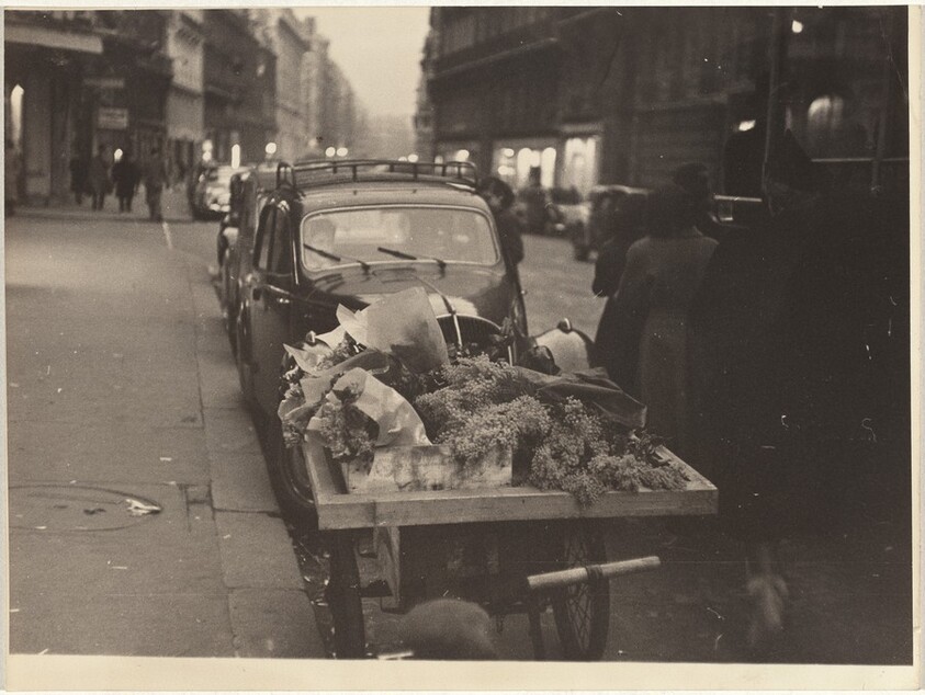 Flower cart, Paris