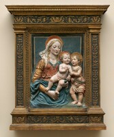 Virgin and Child with Saint John, Follower of Andrea del Verrocchio