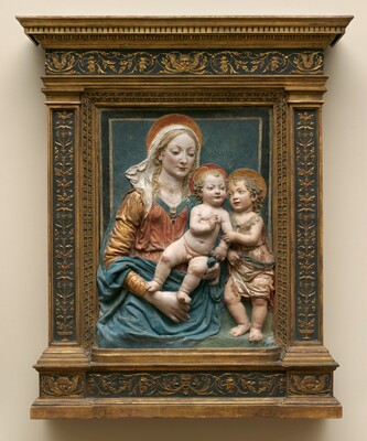 Virgin and Child with Saint John, Follower of Andrea del Verrocchio