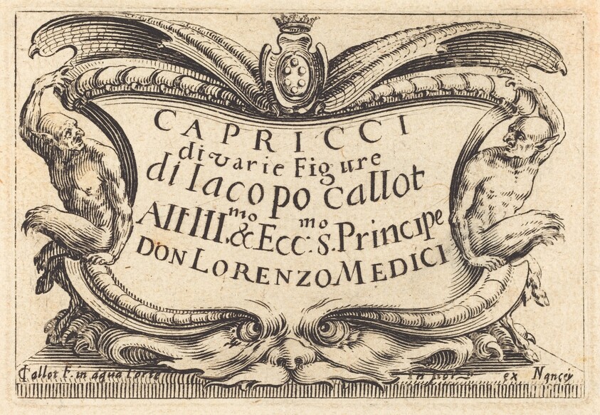 Title Page for "The Capricci"
