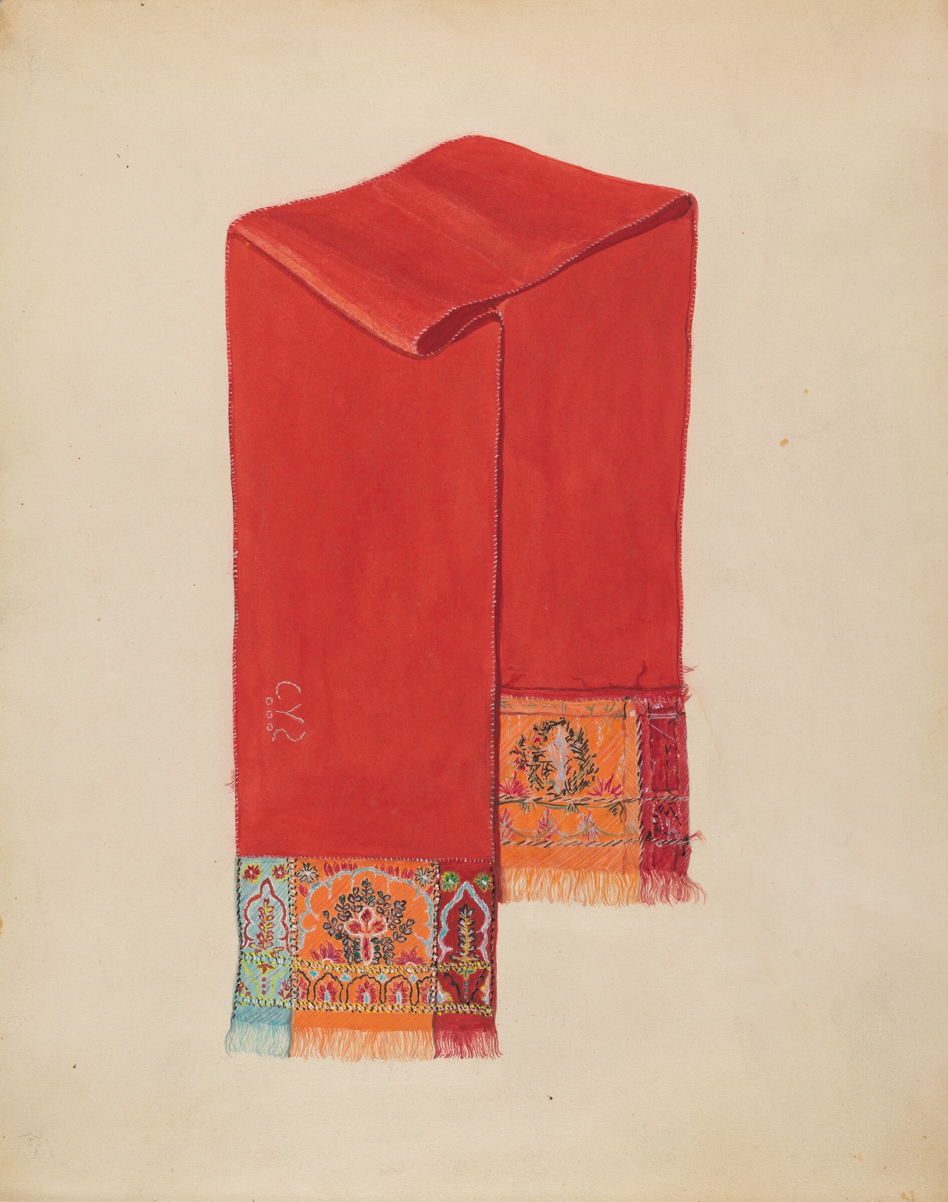 Scarf, G.A. Spangenberg, 1935/1942