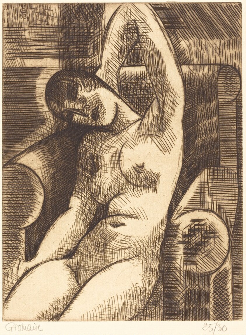 Nude with Raised Arm