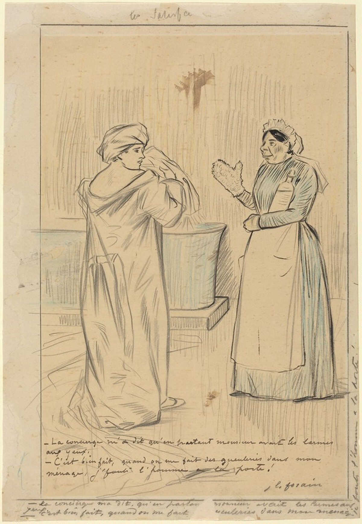 Chez les satisfaits - La concierge m'a dit ...