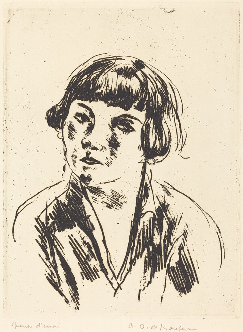 Young Woman, Boulevard Sebastopol (Fille, Boulevard Sebastopol)