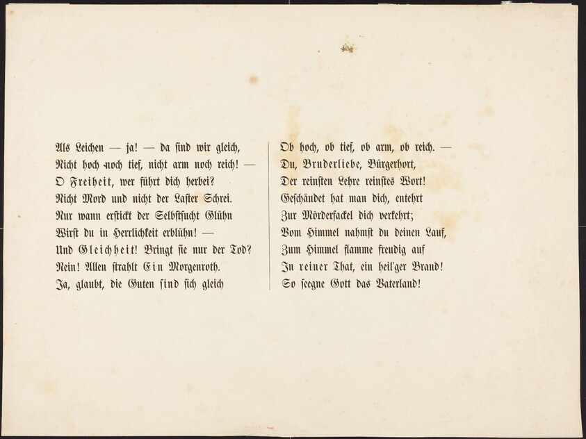 Auch ein Todtentanz: Text Page