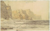Baldart Castle, Kilkee, County Clare, Ireland, William Trost Richards, 1892