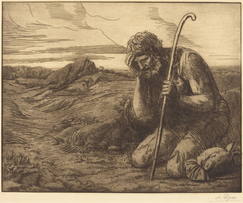 The Prodigal Son, 6th plate (L'enfant prodigue)