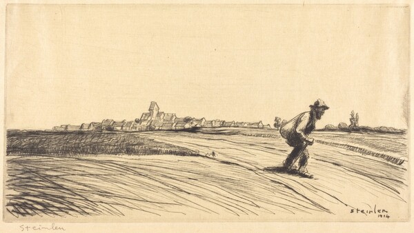 Tramp with Bundle (Le chemineau a la besace)