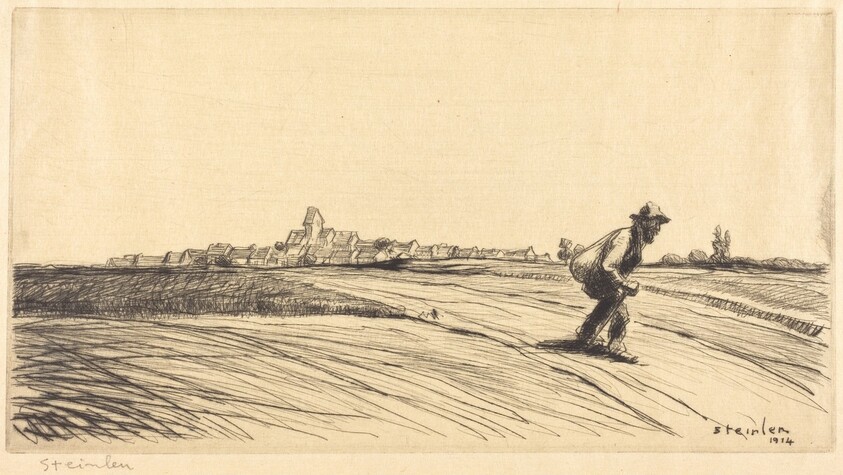 Tramp with Bundle (Le chemineau a la besace)