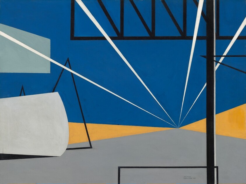 Lights in an Aircraft Plant