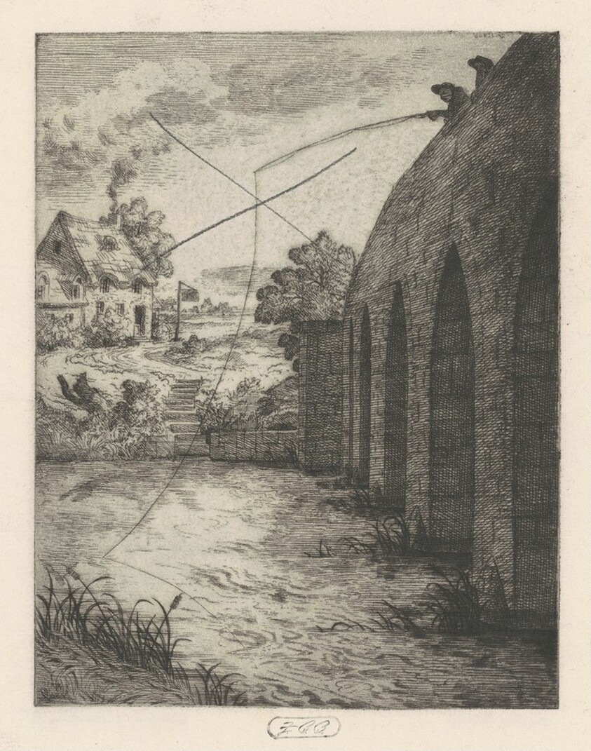 Bridge and Stream [verso]