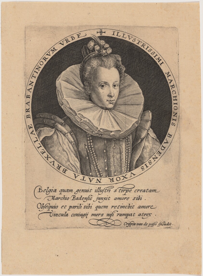 Elizabeth van Pallandt, Countess of Culemborg, Wife of Jacob, Margrave of Baden