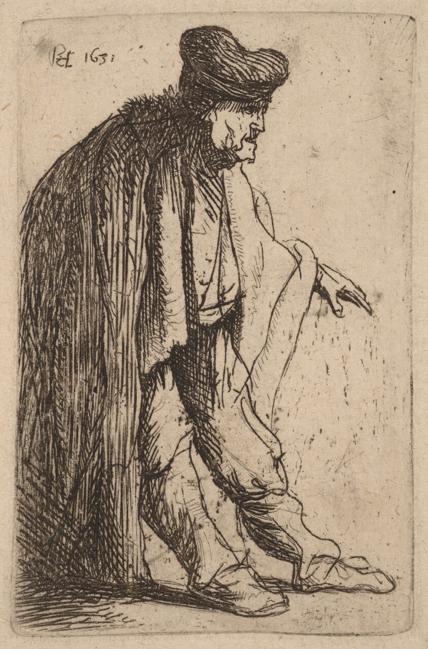 Beggar with His Left Hand Extended