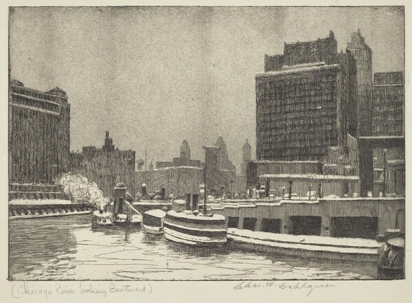 Chicago River Looking Eastward