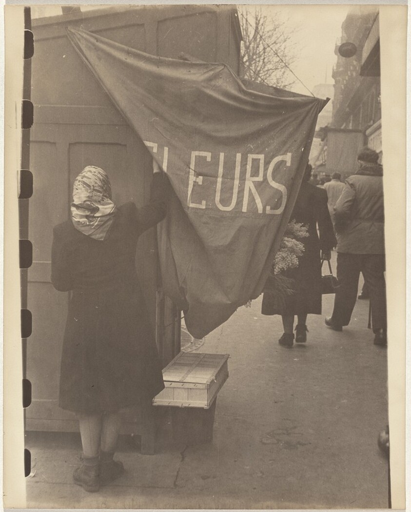 Flower vendor, Paris