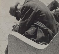 Man on Bench, Nathan Lerner, 1937