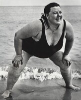 Woman at Coney Island, New York, Lisette Model, 1939-1941, printed 1976