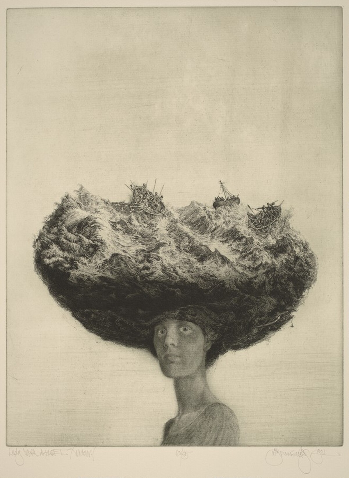 Lady with a Hat I, Widow