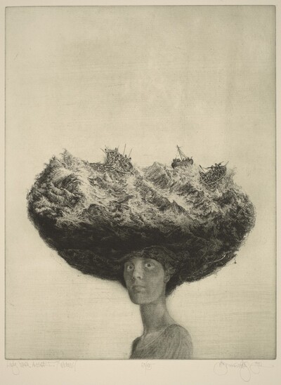 Lady with a Hat I, Widow