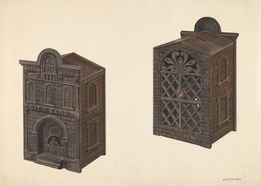 "City Bank" Toy Bank