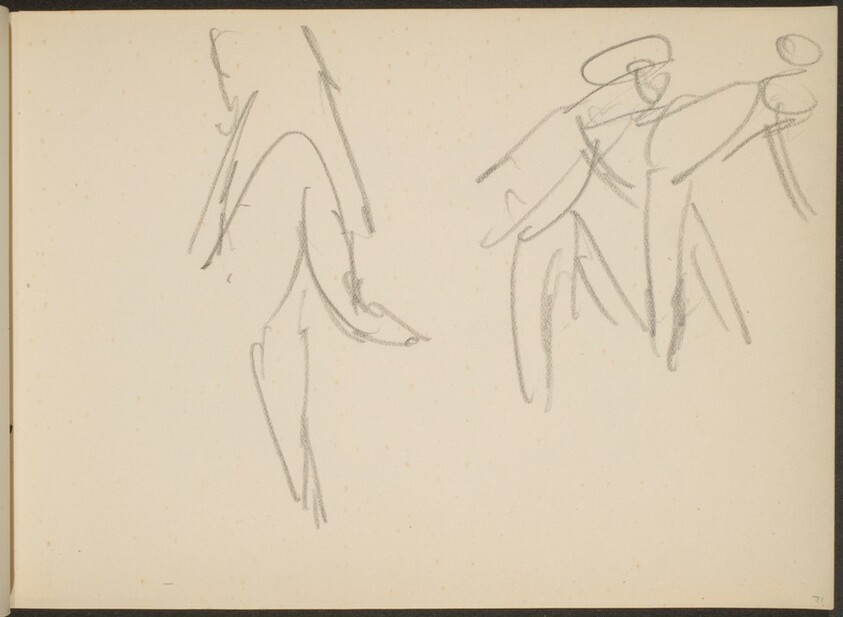 Drei Figuren, wohl Tänzer (Three Figures)  [p. 71]