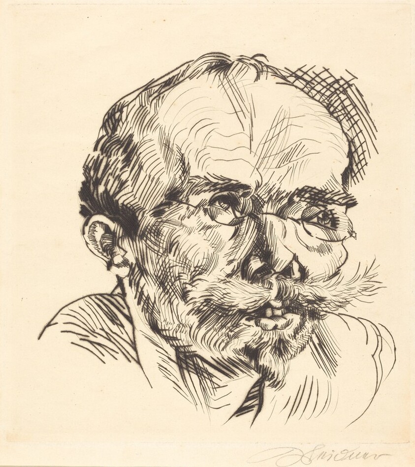 Portrait of a Man with Glasses