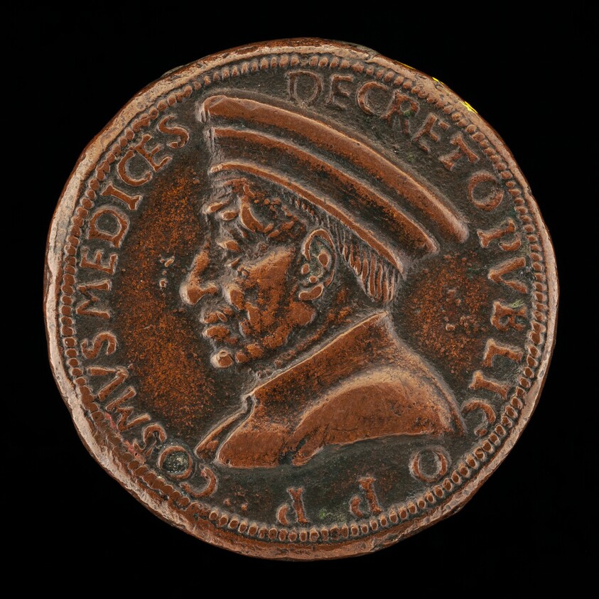 Cosimo de' Medici, 1389-1464, Pater Patriae [obverse]