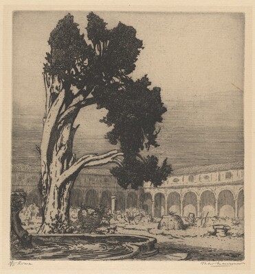 The Cypress of Michelangelo, Rome